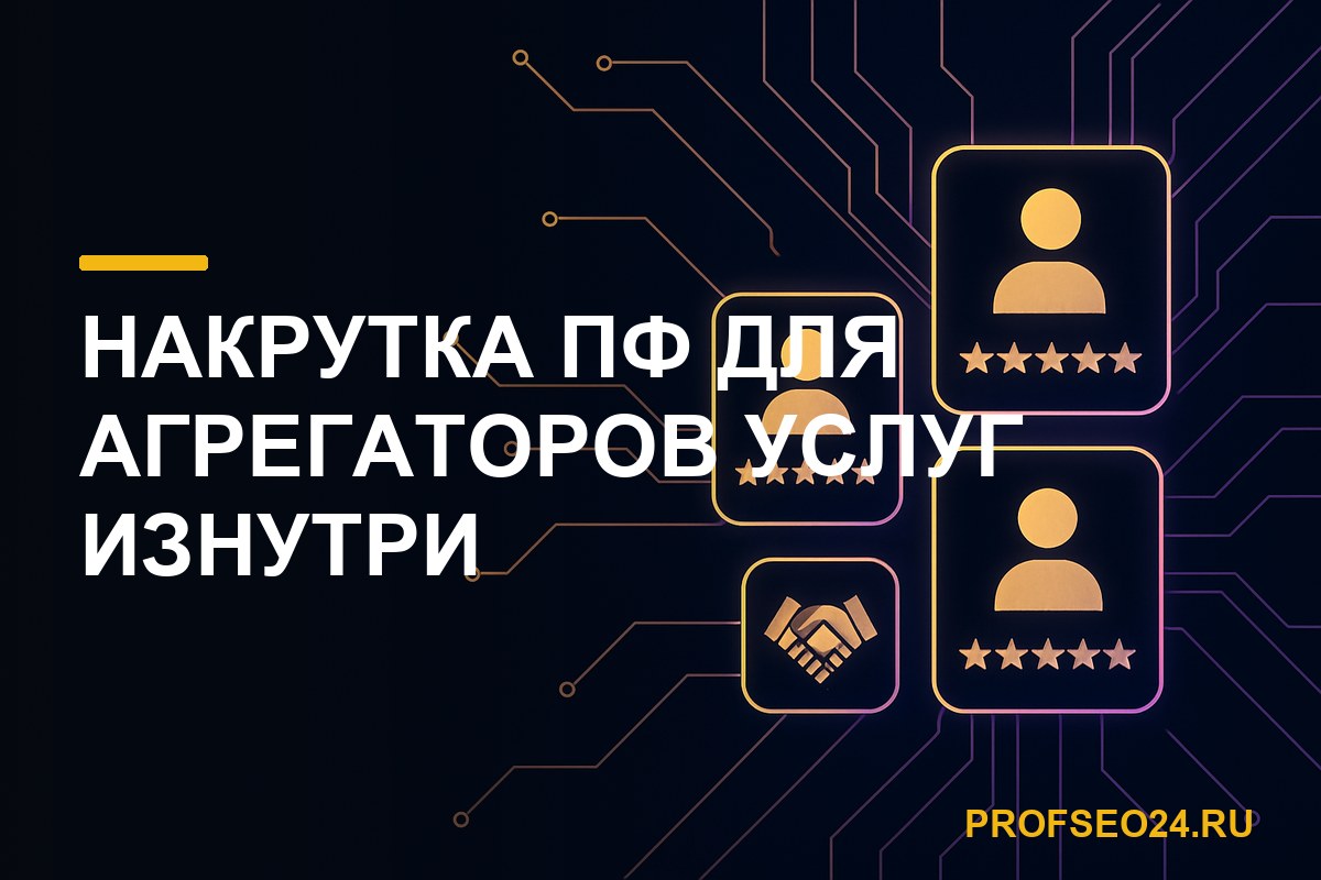 Накрутка ПФ для агрегаторов услуг изнутри