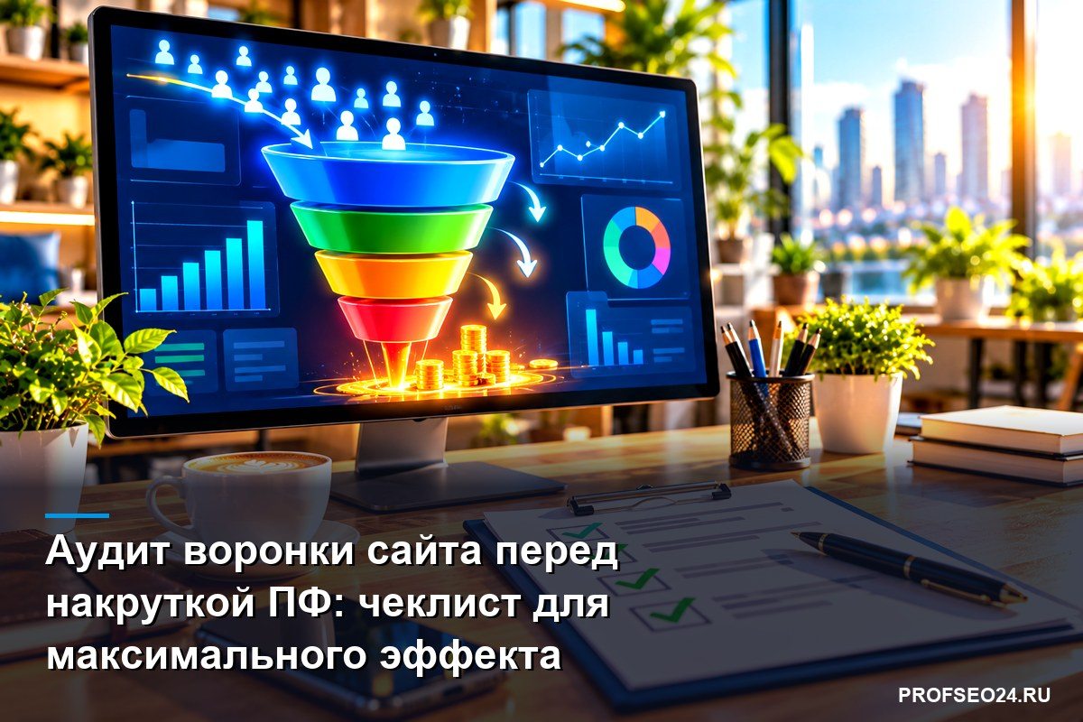 Аудит воронки сайта перед накруткой ПФ: чеклист для максимального эффекта