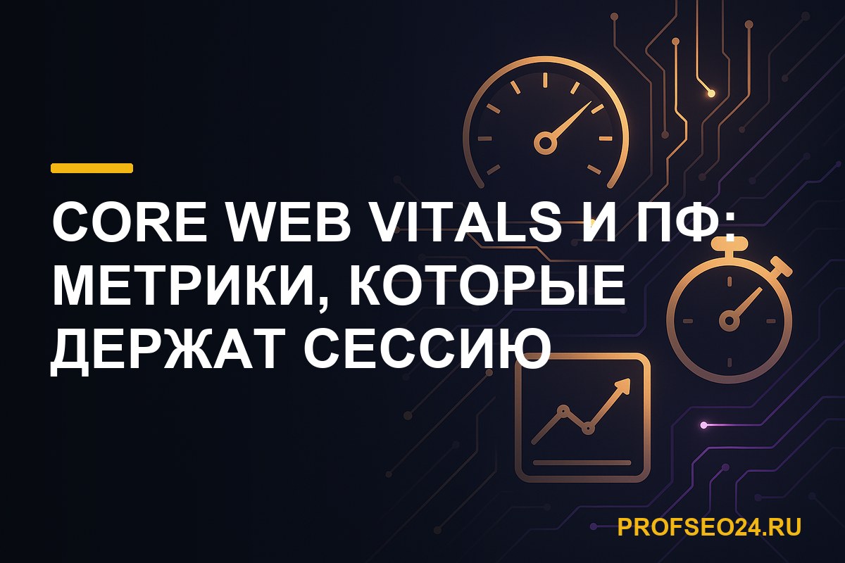 Core Web Vitals и ПФ: метрики, которые держат сессию