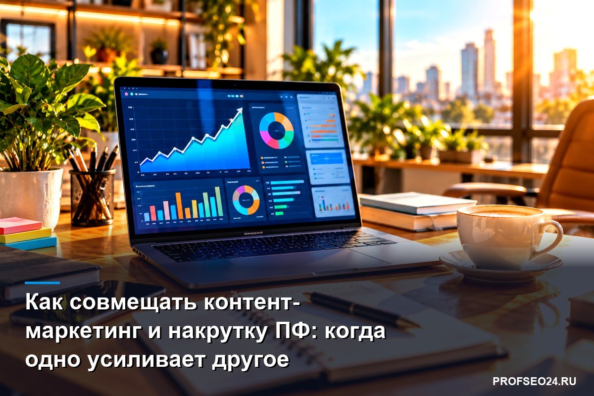 Как совмещать контент-маркетинг и накрутку ПФ: когда одно усиливает другое