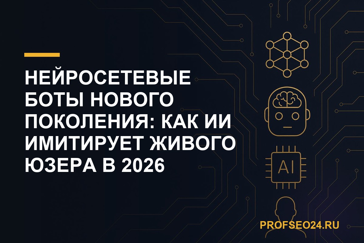 Нейросетевые боты нового поколения: как ИИ имитирует живого юзера в 2026