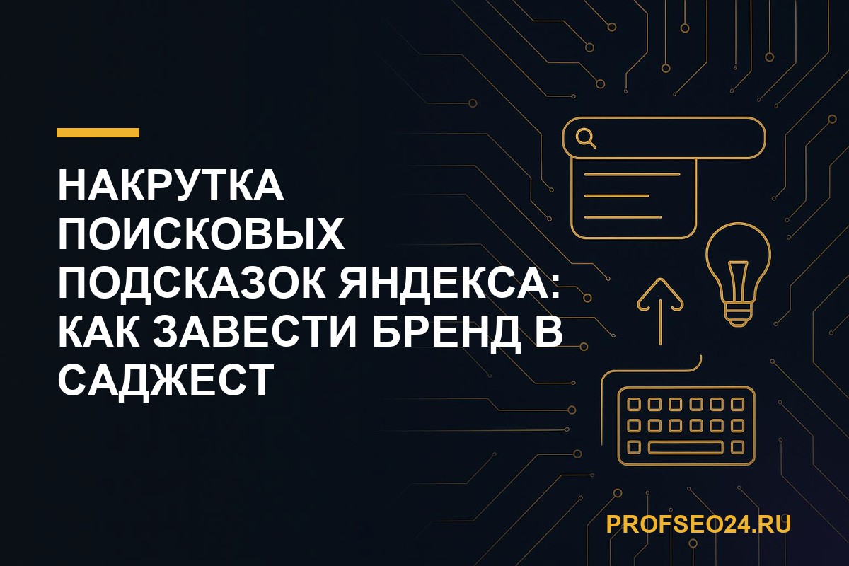Накрутка поисковых подсказок Яндекса (suggest): как завести бренд в саджест