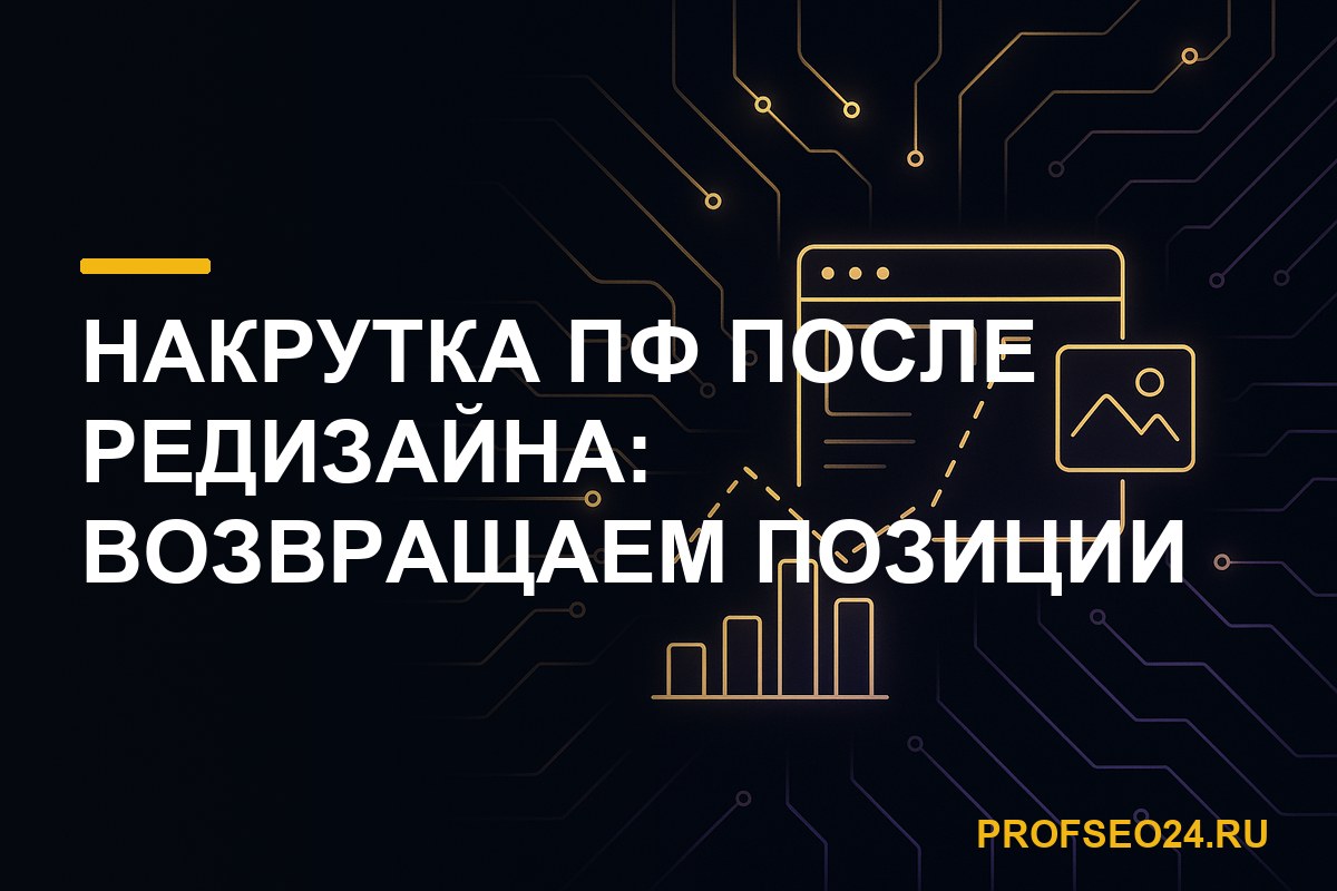 Накрутка ПФ после редизайна: возвращаем позиции