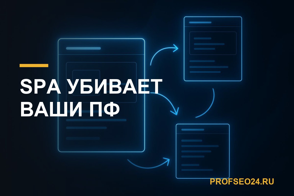 SPA убивает ваши ПФ: почему на одностраничных сайтах метрика врёт