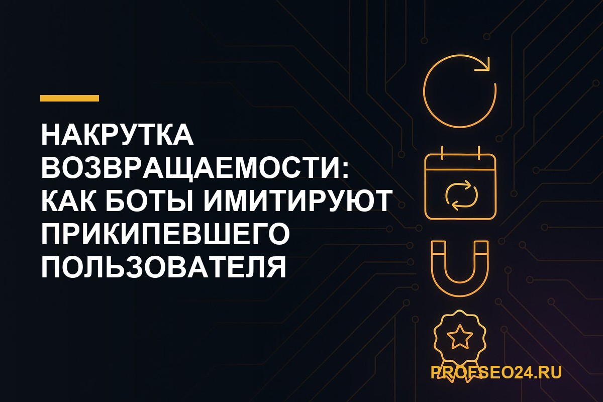 Накрутка возвращаемости: как боты имитируют прикипевшего пользователя