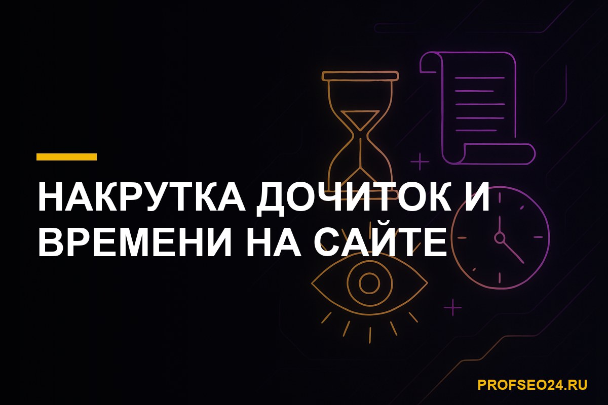 накрутка дочиток и времени на сайте под Яндекс