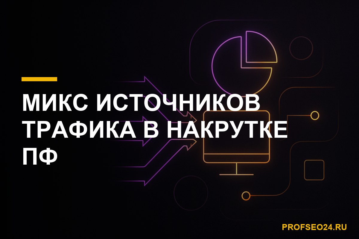 микс источников трафика в накрутке поведенческих факторов