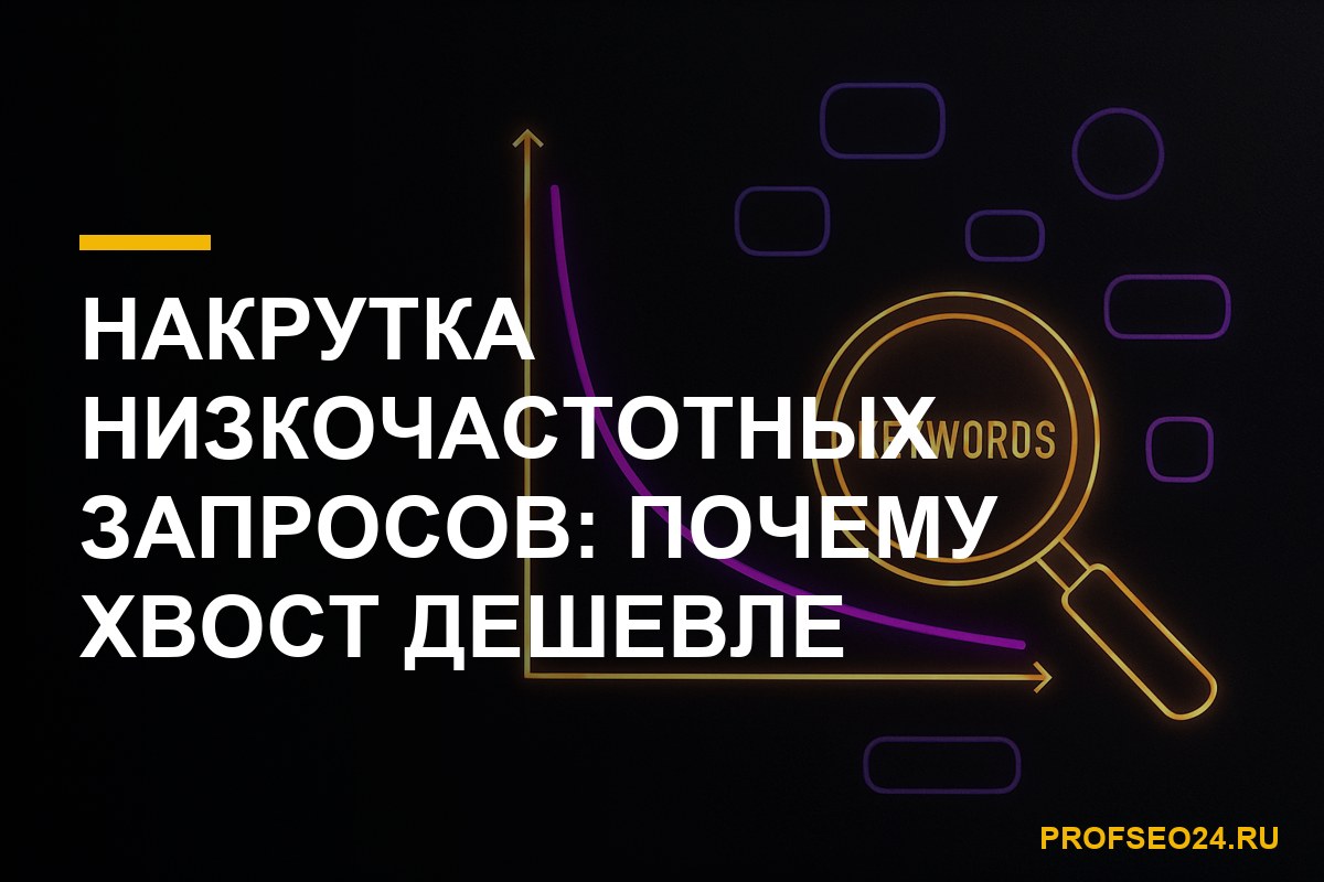 накрутка поведенческих факторов для низкочастотных запросов длинный хвост