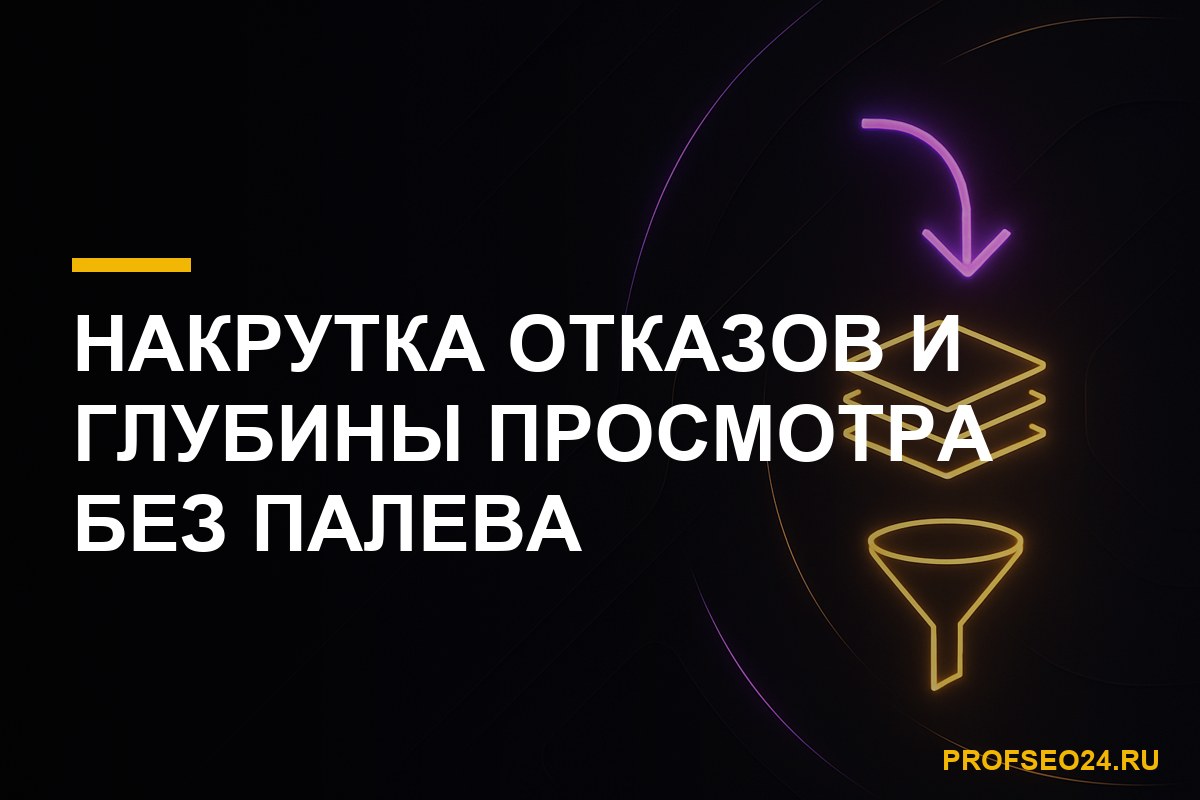 накрутка показателя отказов и глубины просмотра ботами
