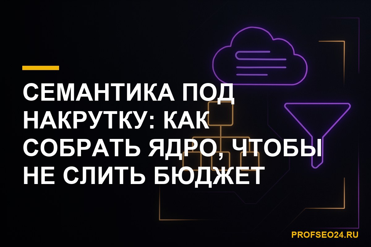 семантическое ядро под накрутку поведенческих факторов — как собрать правильно
