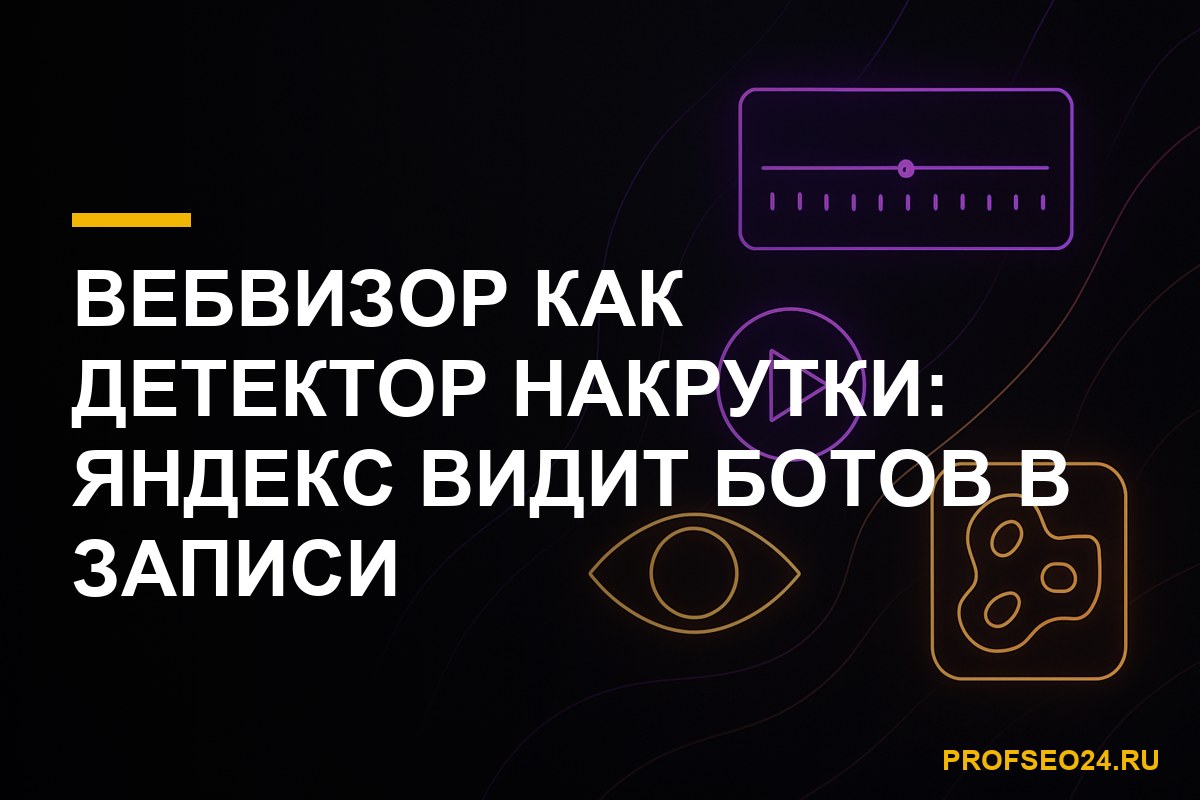 Вебвизор как детектор накрутки ПФ — запись сессии бота в Яндекс.Метрике